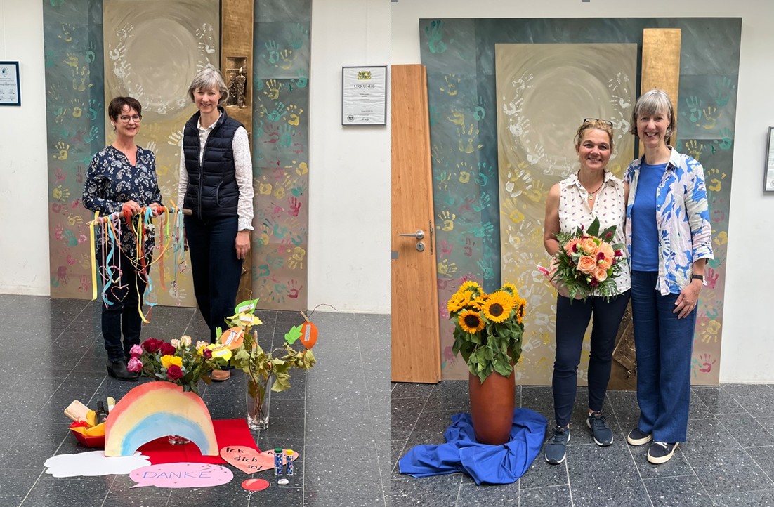 Abschied Susanne und Klarissa